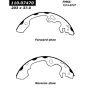 CENTRIC PARTS 111.07470 Centric Premium Brake Shoes