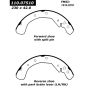 CENTRIC PARTS 111.07510 Centric Premium Brake Shoes