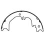 CENTRIC PARTS 111.08440 Centric Premium Parking Brake Shoes