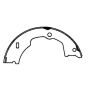 CENTRIC PARTS 111.08470 Centric Premium Parking Brake Shoes