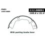 CENTRIC PARTS 111.08891 Centric Premium Parking Brake Shoes