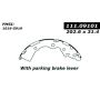 CENTRIC PARTS 111.09101 Centric Premium Brake Shoes