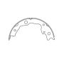 CENTRIC PARTS 111.09160 Centric Premium Parking Brake Shoes