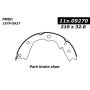 CENTRIC PARTS 111.09270 Centric Premium Parking Brake Shoes