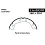 CENTRIC PARTS 111.09370 Centric Premium Parking Brake Shoes