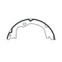 CENTRIC PARTS 111.09410 Centric Premium Parking Brake Shoes