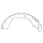 CENTRIC PARTS 111.09590 Centric Premium Brake Shoes