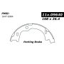 CENTRIC PARTS 111.09640 Centric Premium Parking Brake Shoes