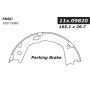 CENTRIC PARTS 111.09820 Centric Premium Parking Brake Shoes