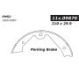 CENTRIC PARTS 111.09870 Centric Premium Parking Brake Shoes