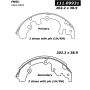 CENTRIC PARTS 111.09931 Centric Premium Brake Shoes