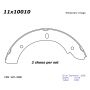 CENTRIC PARTS 111.10010 Centric Premium Parking Brake Shoes