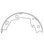 CENTRIC PARTS 111.10660 Centric Premium Parking Brake Shoes