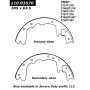 CENTRIC PARTS 112.03570 Centric Heavy Duty Brake Shoes