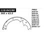 CENTRIC PARTS 112.04190 Centric Heavy Duty Brake Shoes
