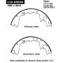 CENTRIC PARTS 112.05830 Centric Heavy Duty Brake Shoes