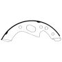 CENTRIC PARTS 112.06690 Centric Heavy Duty Brake Shoes