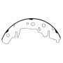 CENTRIC PARTS 112.07140 Centric Heavy Duty Brake Shoes