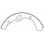 CENTRIC PARTS 112.08340 Centric Heavy Duty Brake Shoes