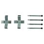 CENTRIC PARTS 117.37015 Centric Disc Brake Hardware Kit