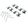 CENTRIC PARTS 117.45004 Centric Disc Brake Hardware Kit