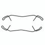 CENTRIC PARTS 117.58002 Centric Disc Brake Hardware Kit