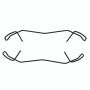 CENTRIC PARTS 117.58002 Centric Disc Brake Hardware Kit