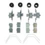 CENTRIC PARTS 117.61043 Centric Disc Brake Hardware Kit