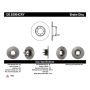 CENTRIC PARTS 120.02004 Centric Premium Brake Rotor