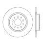 CENTRIC PARTS 120.04003 Centric Premium Brake Rotor