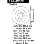 CENTRIC PARTS 120.40060 Centric Premium Brake Rotor