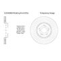 CENTRIC PARTS 120.40080 Centric Premium Brake Rotor