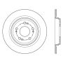 CENTRIC PARTS 120.40081 Centric Premium Brake Rotor