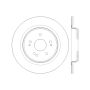 CENTRIC PARTS 120.40087 Centric Premium Brake Rotor