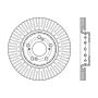 CENTRIC PARTS 120.40088 Centric Premium Brake Rotor