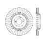 CENTRIC PARTS 120.40090 Centric Premium Brake Rotor