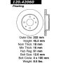 CENTRIC PARTS 120.42060 Centric Premium Brake Rotor