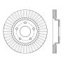 CENTRIC PARTS 120.42115 Centric Premium Brake Rotor