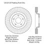 CENTRIC PARTS 120.42120 Centric Premium Brake Rotor