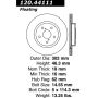 CENTRIC PARTS 120.44111 Centric Premium Brake Rotor