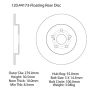 CENTRIC PARTS 120.44173 Centric Premium Brake Rotor