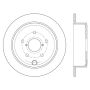 CENTRIC PARTS 120.47032 Centric Premium Brake Rotor