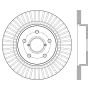 CENTRIC PARTS 120.47037 Centric Premium Brake Rotor