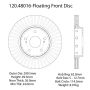 CENTRIC PARTS 120.48016 Centric Premium Brake Rotor