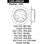 CENTRIC PARTS 120.49010 Centric Premium Brake Rotor