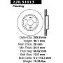 CENTRIC PARTS 120.51013 Centric Premium Brake Rotor