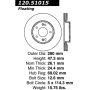 CENTRIC PARTS 120.51015 Centric Premium Brake Rotor