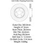 CENTRIC PARTS 120.51050 Centric Premium Brake Rotor