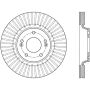 CENTRIC PARTS 120.51054 Centric Premium Brake Rotor