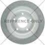 CENTRIC PARTS 120.51057 Centric Premium Brake Rotor